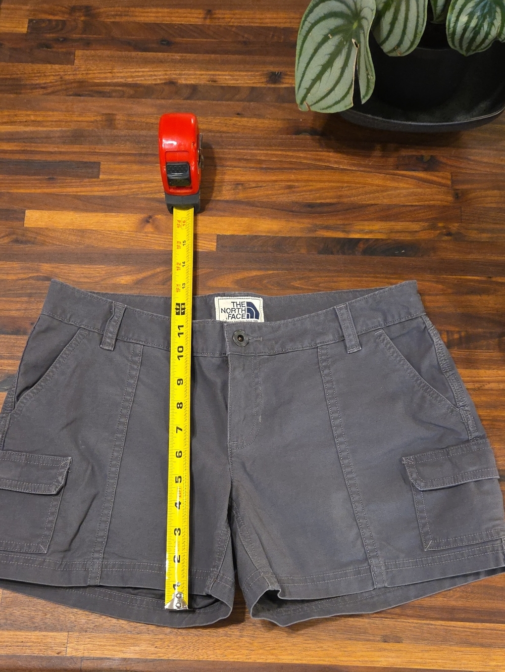 The North Face Women's Charcoal Gray Cargo Shorts